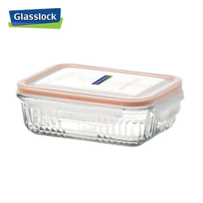 740ml Glasslock Retro Type Container with transparent design, perfect for meal prep and organization.