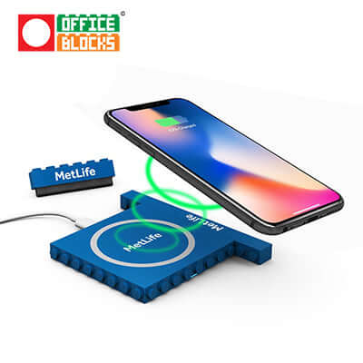 Office Blocks Wireless Charger 3 in 1 Corporate Gifts Singapore