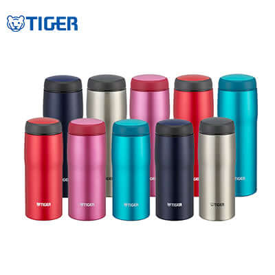 Tiger Portable Stainless Steel Tumbler MJA-B assortment, ideal for corporate gifts and on-the-go hydration.