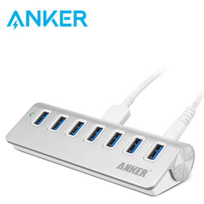 Anker Aluminum 7-Port USB 3.0 Hub Corporate Gifts Singapore