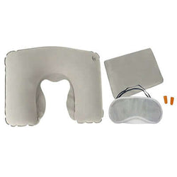Travel Inflatable Neck Pillow, Eye Mask, Ear Plug, Pouch Set Corporate Gifts Singapore