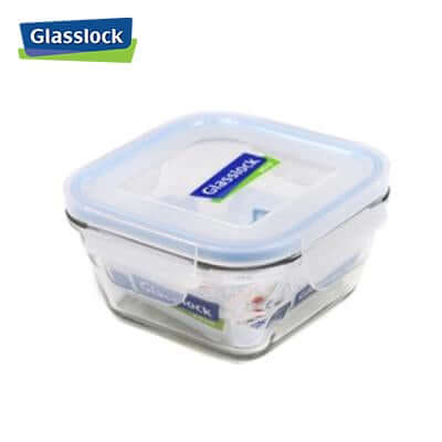 400ml Glasslock Container ideal for kitchen storage, durable glass, perfect for leftovers or snacks.