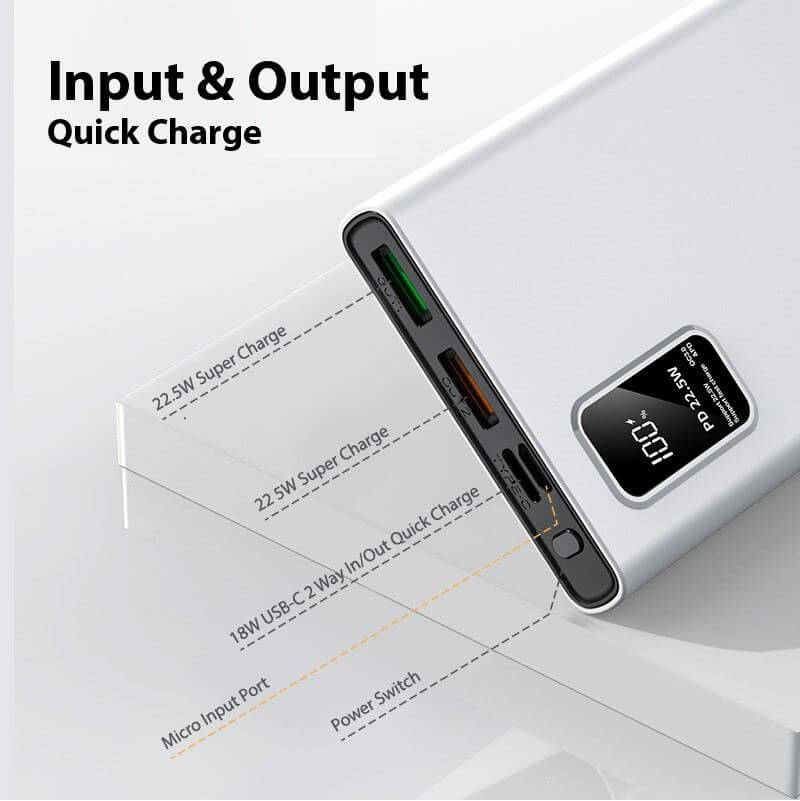 22.5W Super Charge 10000mAh Powerbank Corporate Gifts Singapore