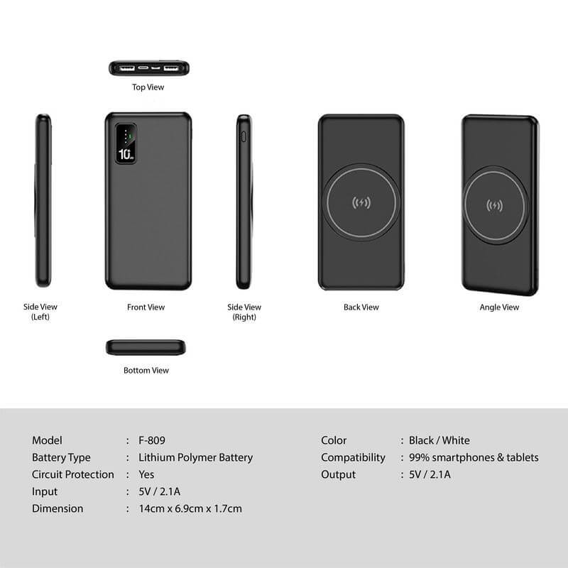 WirelessPower 10000mah Powerbank Corporate Gifts Singapore