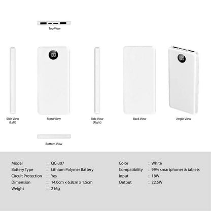 Quick Power 22.5W Super Charge 10000mAh Powerbank Corporate Gifts Singapore