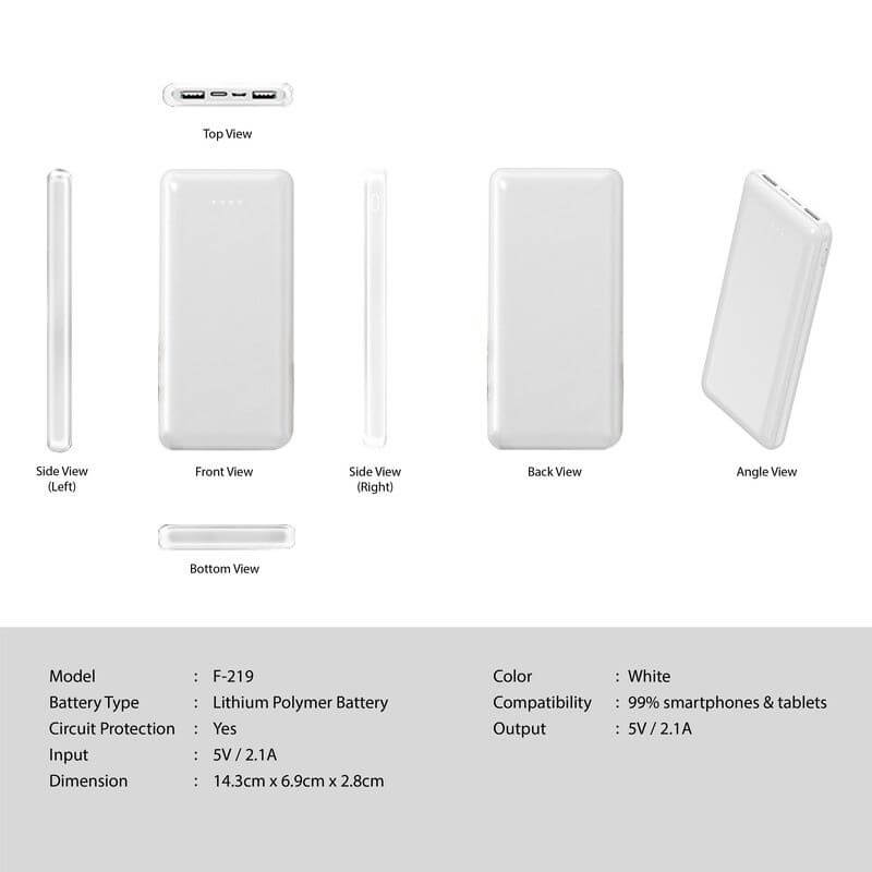 Megapower 20000mAh Power Bank Corporate Gifts Singapore