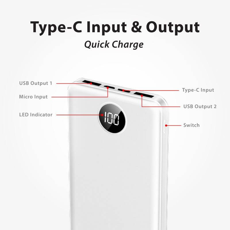 Quick Power 22.5W Super Charge 10000mAh Powerbank Corporate Gifts Singapore