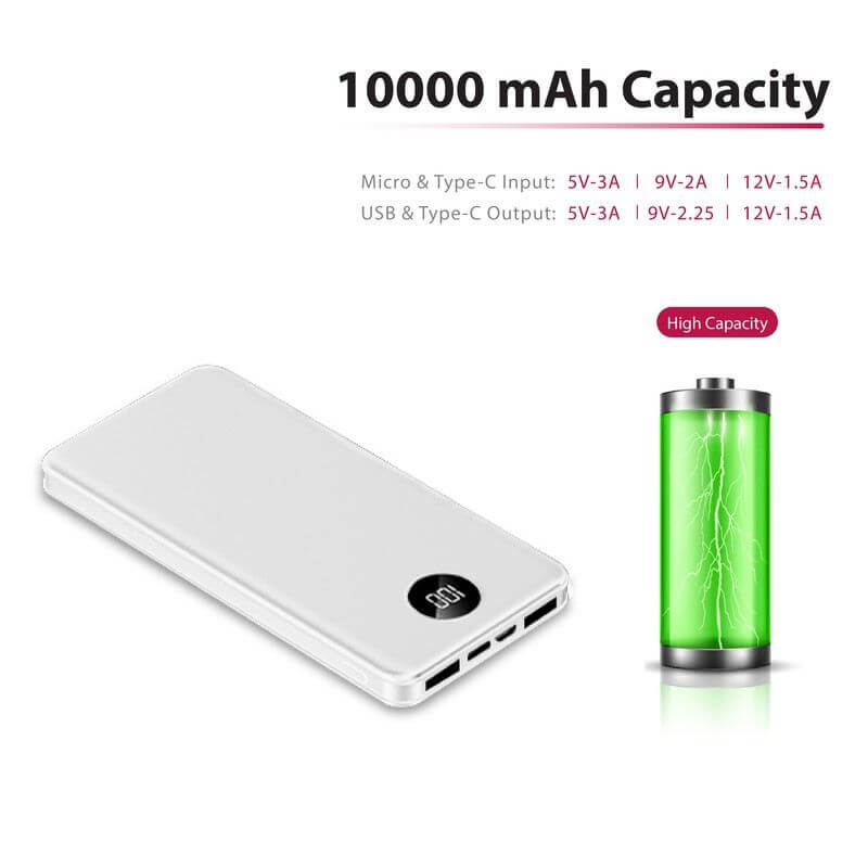 Quick Power 22.5W Super Charge 10000mAh Powerbank Corporate Gifts Singapore