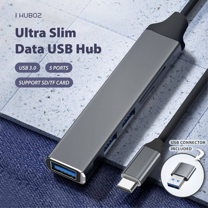 Ultra Slim 5 Ports USB Hub Corporate Gifts Singapore