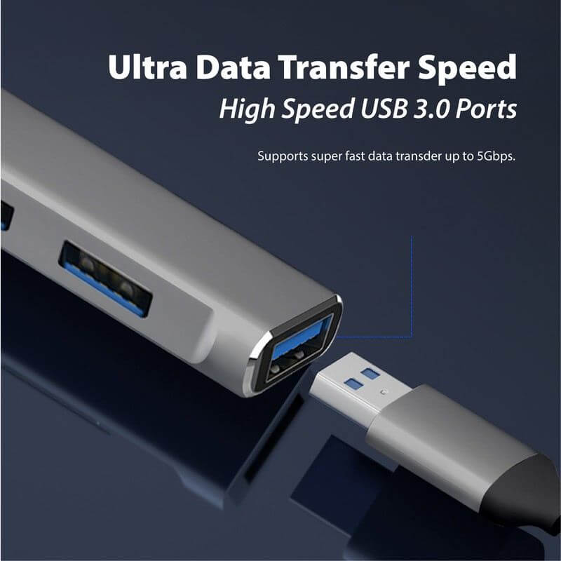 Ultra Slim 5 Ports USB Hub Corporate Gifts Singapore