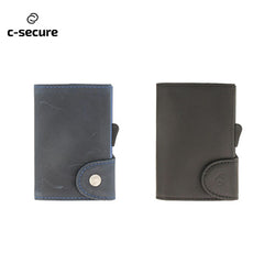 C-Secure Italian Leather Wallet With Coin Pouch Corporate Gifts Singapore