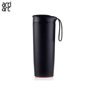 artiart Classic Spill Free Suction Bottle in sleek black design, ideal for corporate gifts and spill prevention.