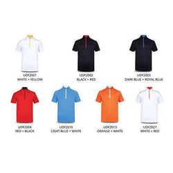 Ultifresh Oriental Zip Up Collar Polo T-Shirt Corporate Gifts Singapore