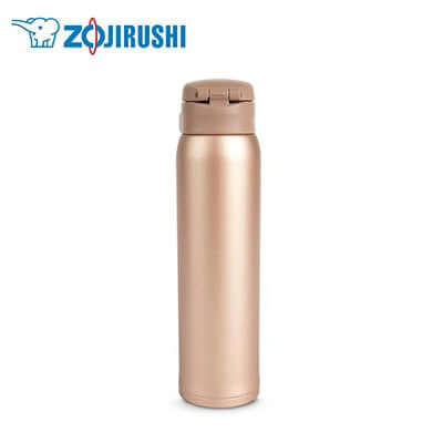 ZOJIRUSHI Stainless Vacuum Mug Bottle 0.6L in a stylish gold finish, perfect corporate gift option.