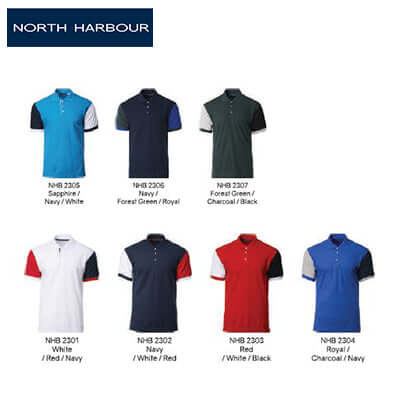 North Harbour 2300 Murphy Polo T-Shirt in various colors and styles, ideal for corporate gifts.