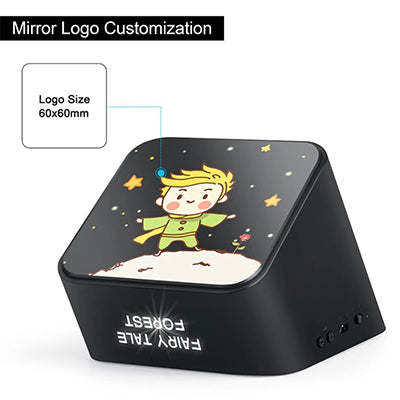 LED Logo Wireless Charging Bluetooth Speaker Corporate Gifts Singapore