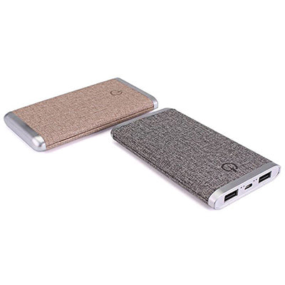 Linen Fabric Power Bank Corporate Gifts Singapore