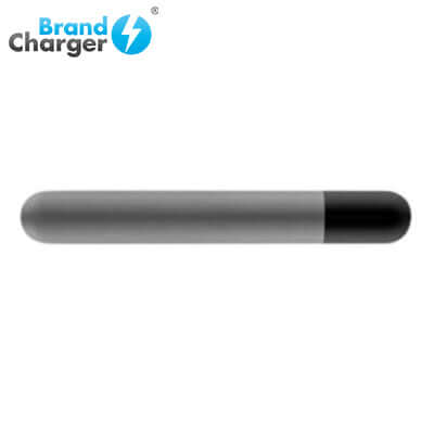 BrandCharger 5000mAh Powerbank in sleek gray design, portable and efficient for on-the-go charging.