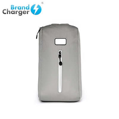 BrandCharger Eco Sling Bag with zipper, ideal for corporate gifts and eco-friendly use.