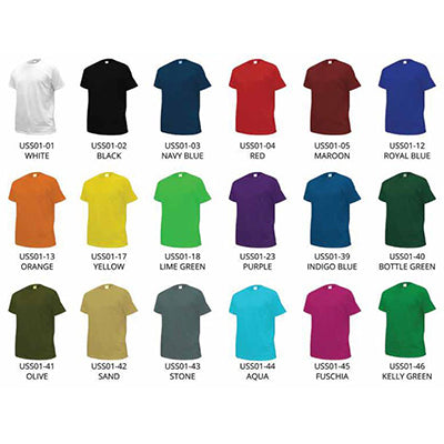 Short Sleeve T-Shirt with Matching Collar (Unisex) Corporate Gifts Singapore