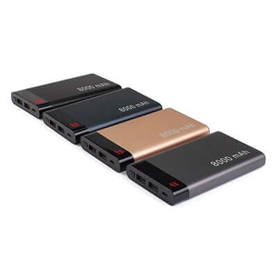 8000mAh Aluminium Power Bank Corporate Gifts Singapore
