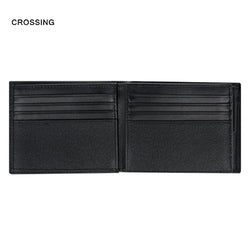 Crossing Elite Bi-fold Leather Wallet With Flap And Coin Pouch RFID Corporate Gifts Singapore