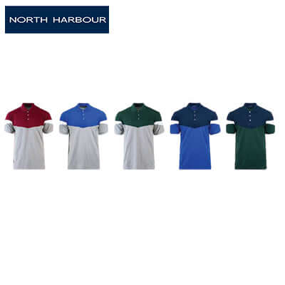 North Harbour 2900 Adley Polo T-Shirt collection in various colors for corporate gift options.