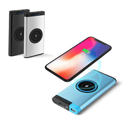 Metal Wireless Charging Power Bank 10000mAh Corporate Gifts Singapore