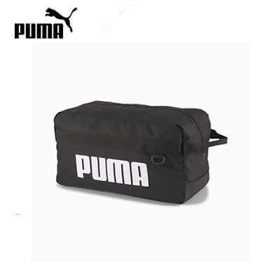 Puma Shoe Bag featuring a sleek design and side handle for convenient carrying.