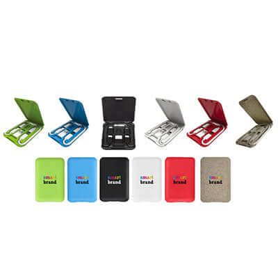 Portable 6 in 1 Cable Box Corporate Gifts Singapore
