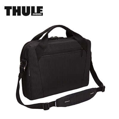 Thule Crossover 2 13″ Laptop Bag in black, ideal for organization and protection as a corporate gift.
