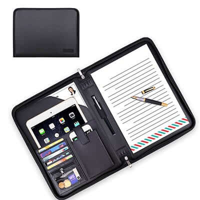 A4 Zipper Portfolio with Tablet Pocket Corporate Gifts Singapore