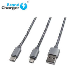 BrandCharger Trident Aluminium Charging Cable Corporate Gifts Singapore