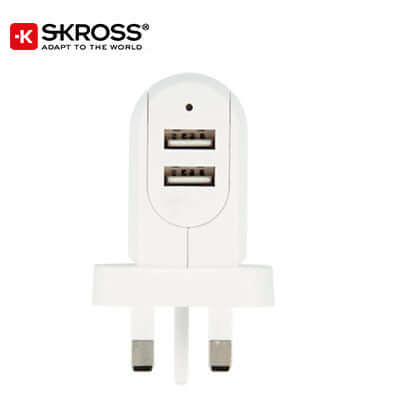 SKROSS 2 Port USB Charger - UK Corporate Gifts Singapore