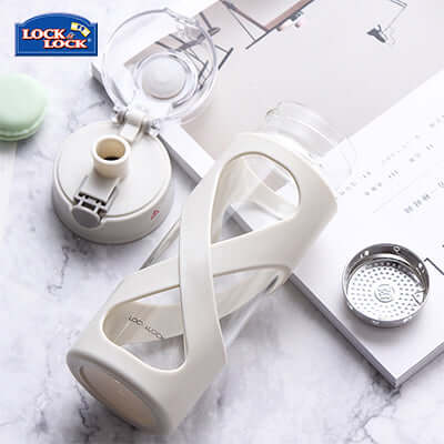 Lock & Lock One Touch Glass Water Bottle 500ml Corporate Gifts Singapore