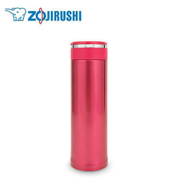 ZOJIRUSHI Stainless Mug Flask 480 ml in vibrant pink color, ideal as a corporate gift.