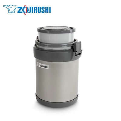 ZOJIRUSHI Stainless Steel Lunch Set - vacuum-insulated, practical lunch container for meals on the go.