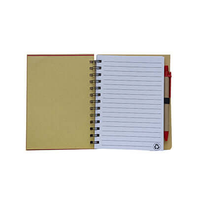 Eco-Friendly Recycled logo Cover Notepad with Pen Corporate Gifts Singapore