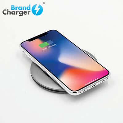 BrandCharger Powerwave fast charge Aluminium wireless charger Corporate Gifts Singapore