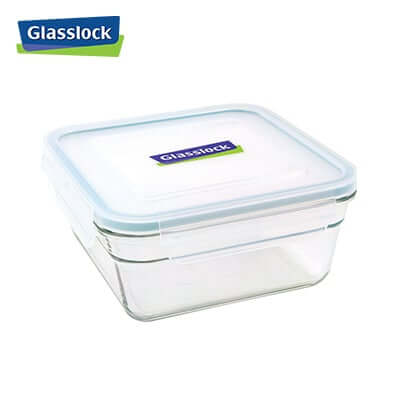 1650ml Glasslock Ring Taper Container, durable glass storage solution for food organization and meal prep.
