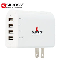 SKROSS 4 Port USB Charger - US and Japan Corporate Gifts Singapore