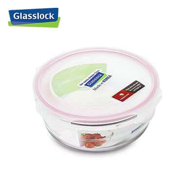 2060ml Glasslock Container showcasing its durable glass design and convenient transparent lid.