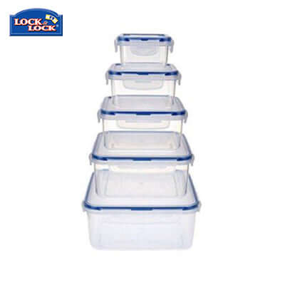Lock & Lock Russian Doll Nestable Container 5pcs Set Corporate Gifts Singapore