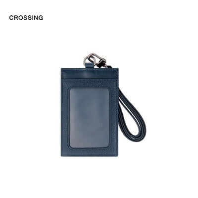 Crossing Elite Leather Lanyard with ID window, perfect accessory and corporate gift.