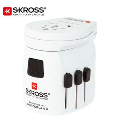 SKROSS Travel Adaptor PRO Light 3 x USB - World Corporate Gifts Singapore
