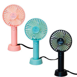 Handheld Rechargeable Fan with Stand Corporate Gifts Singapore