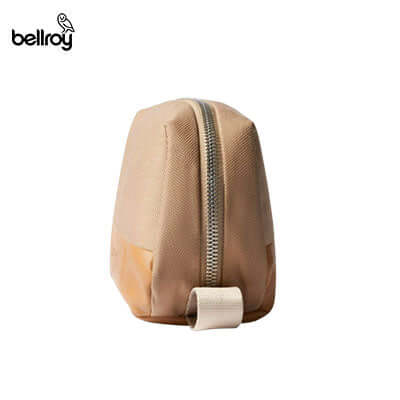 Bellroy Dopp Kit (Premium Edition) side view showcasing its stylish design and premium materials.