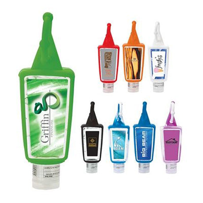 Travel Hand Sanitiser with Silicone Holder Corporate Gifts Singapore