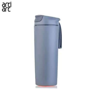 artiart Rhino Spill Free Suction Bottle in gray with a sturdy design to prevent spills, perfect corporate gift.