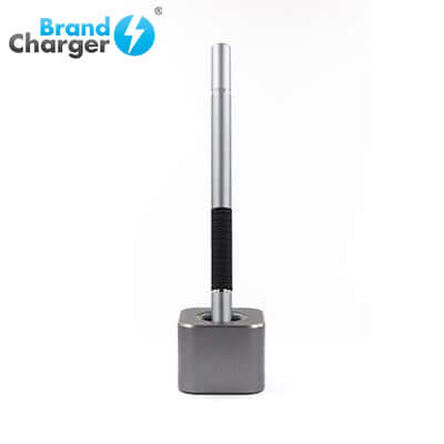 BrandCharger Qube Elegant Aluminium Apple Pencil Holder displayed on a white background.